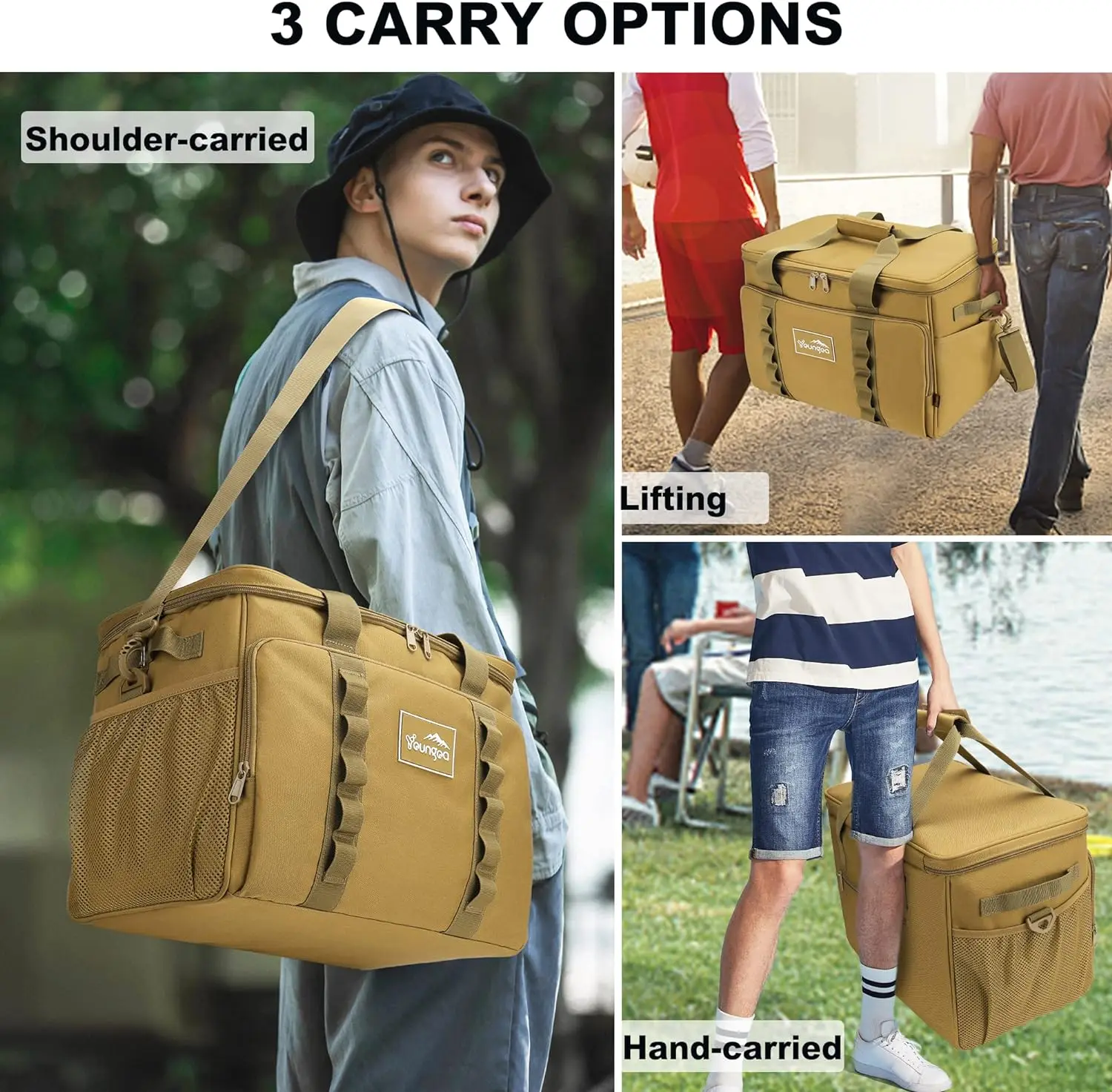 black linen igloo cooler beer bag backpack lunch foodpanda bag food delivery backpack thermo food bag for food delivery