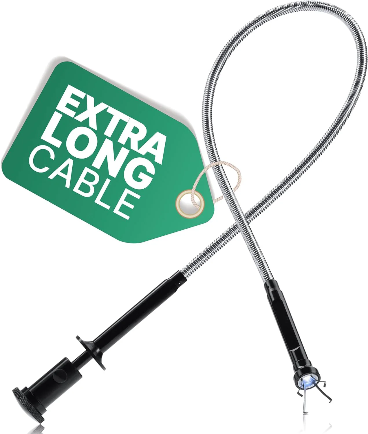 flexible led long reach magnetic claw gripper waste litter trash extended long grabber reacher tool pickle grabber