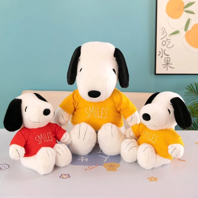 Wholesale Stuffed Animals Puppy Toys Sitting Snoopys Sleeping Plush Toy Dogs Big Size Snoopyed Animal Throw Pillow Plush Dolls
