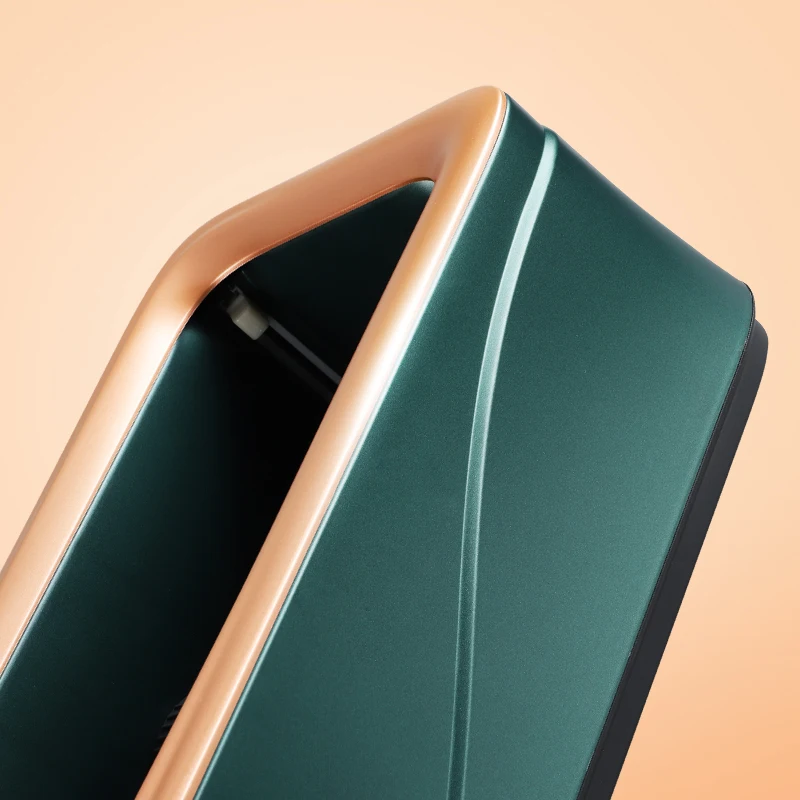 Non Electric Automatic Reusable Shoe Cover Dispenser With 100 Pcs Disposable Plastic Waterproof Shoe Covers(gold)