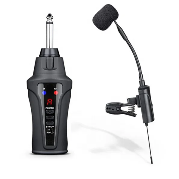 Беспроводной саксофон с логотипом под заказ, микрофон для скрипки