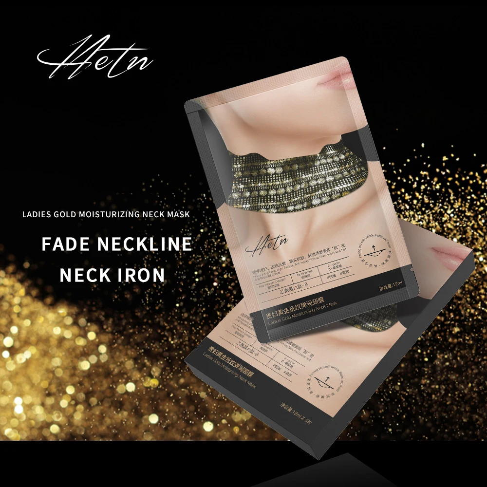honeycomb neck pattern patch Moisturizing Anti Wrinkle Anti Aging hydrating fade neck lines neck nursing film patch