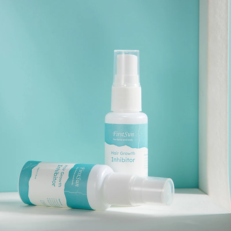 Private label natural personalised pure instant hair growth inhibitor spray for men