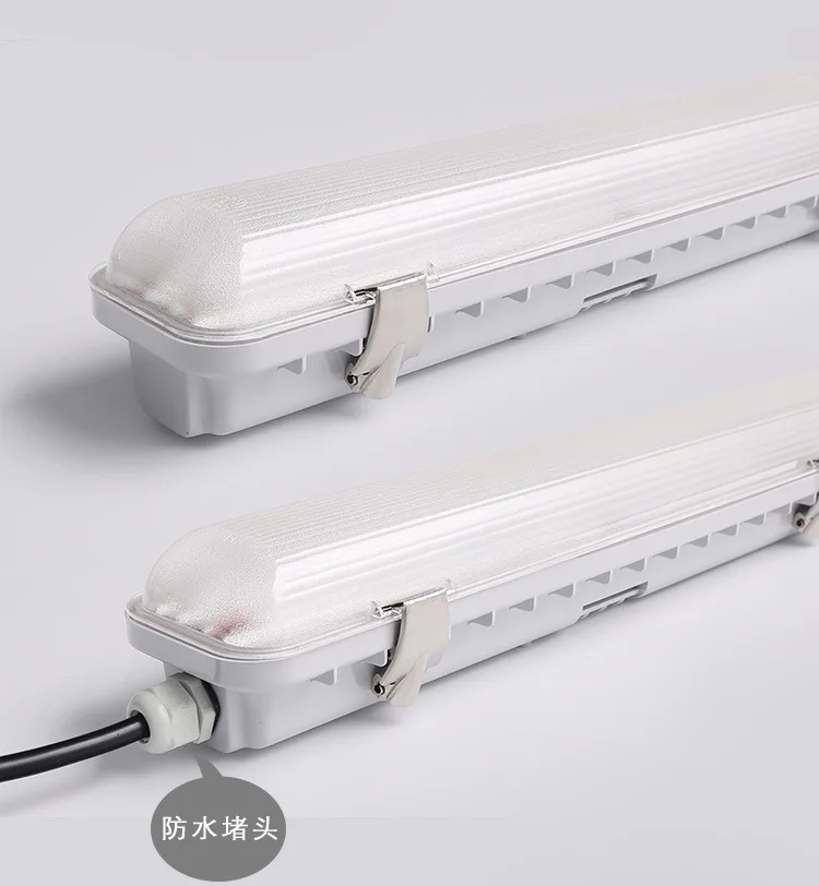 IP65 4ft 5ft 40W 60W Led Tri-proof Batten Light Fixture with CE RoHS