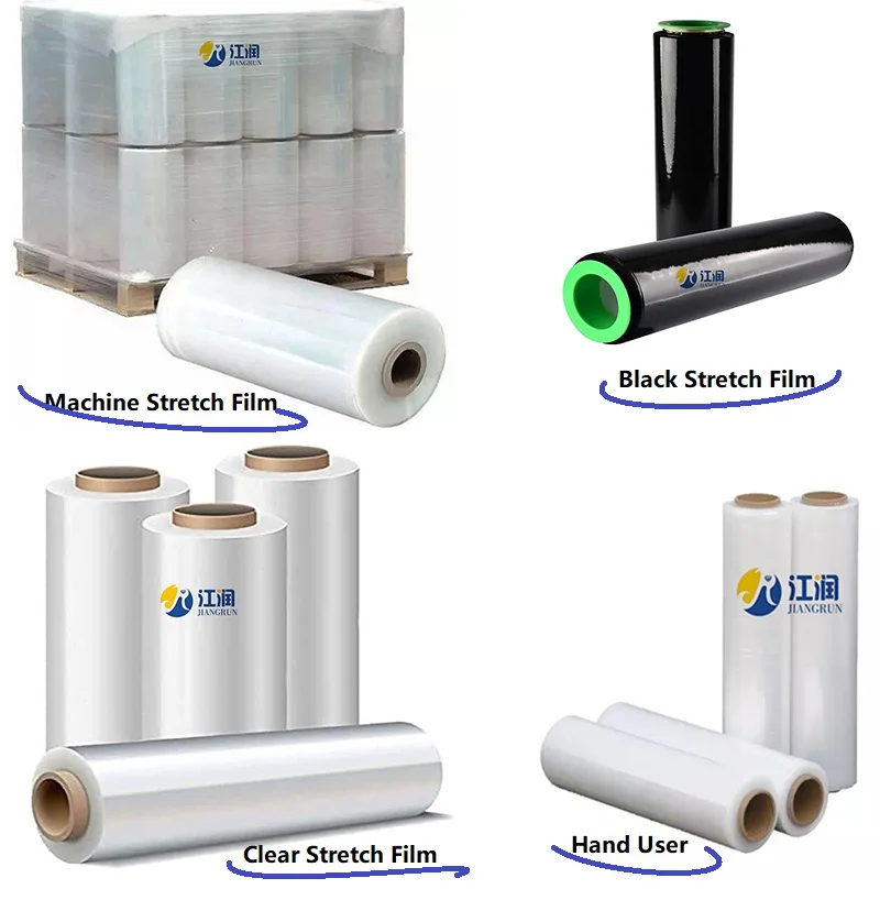 plastic pallet power cast lldpe strech wrap film rolls