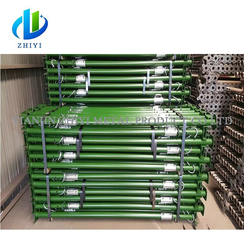 3.5 meter sri lanka steel roof propping builders scaffolding pole pipe concrete suspended prop jeck wall panel system