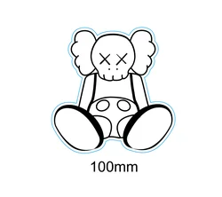 two-dimensional space  cake decoration astronaut birthday festival plug-in set 2D baking plug-in dessert table football card