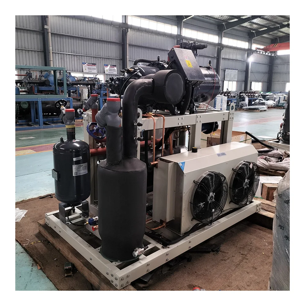 High Quality 15 hp industrial cold room condensing units air cooled screw compressors unit Refrigeration condensing unit