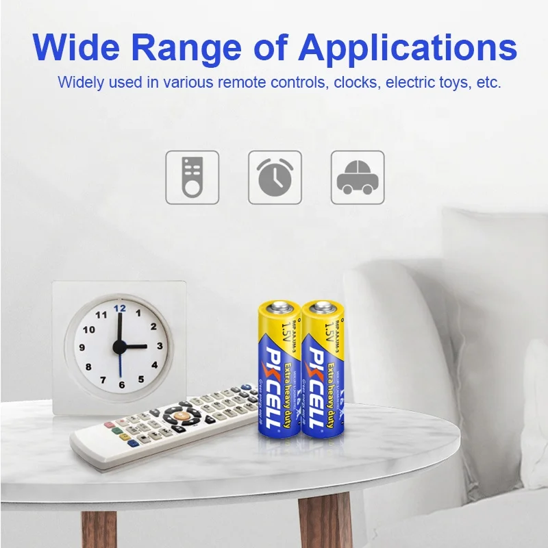 super heavy duty battery r6p um3 aa battery for tv remote controls
