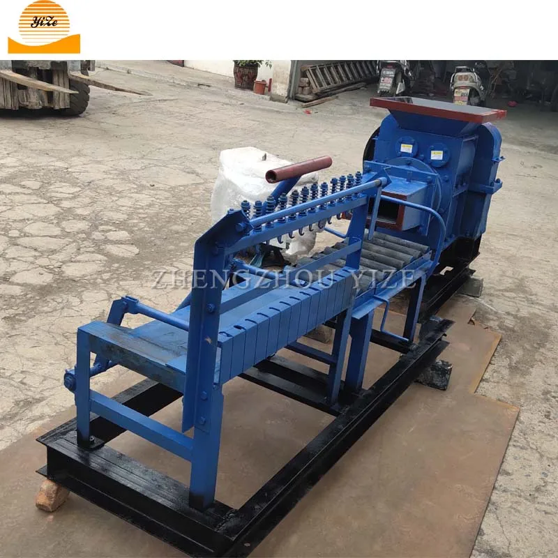 Manual fired soil clay brick making machine fully automatic solid red clay logo brick making machinery clay brick extruder
