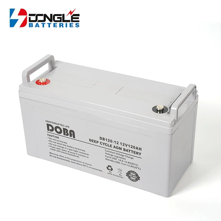 Dongle High Performance DB120-12 Lead Acid AGM Storage Systems 12V 120Ah Gel Solar Battery