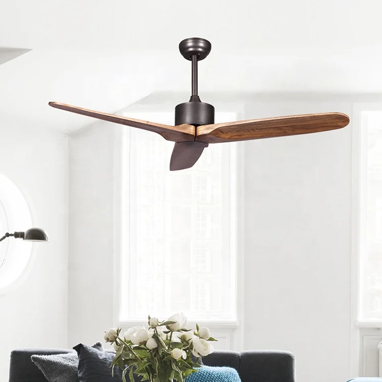 Wood blades National Invisible Wood Decorative Bldc Inverter Electric Ceiling fan