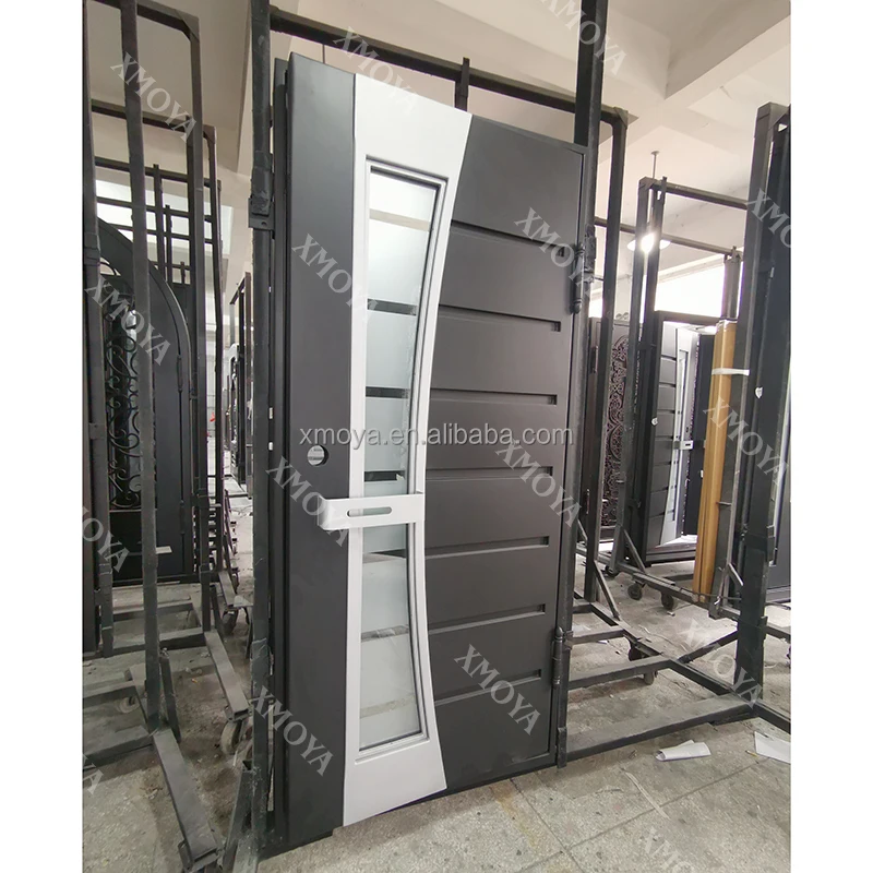 Turkish Security Storm Door Exterior Electronic Smart Door Lock Fingerprint Safe Door