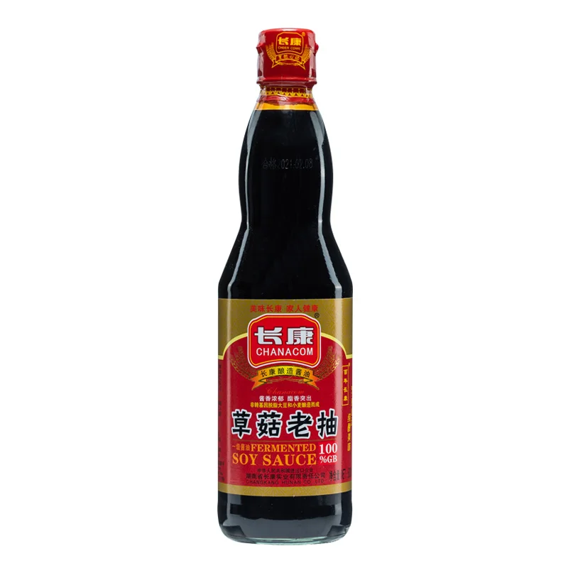 500mL Mushroom Dark Soy Sauce Chinese Traditional Seasoning High End Soy Sauce