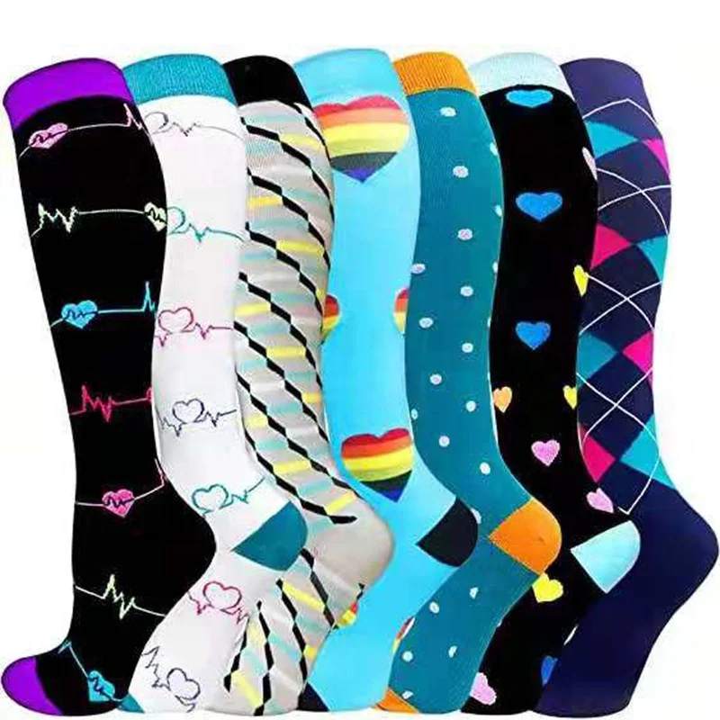 hot selling medias compresipn 2030mmhg compression socks for running athletes