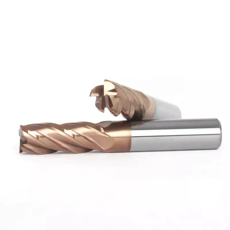 2022 promotion OEM Factory carbide diamond coated milling tools for stainless steel 4 mm long reach Square Flat End Mills