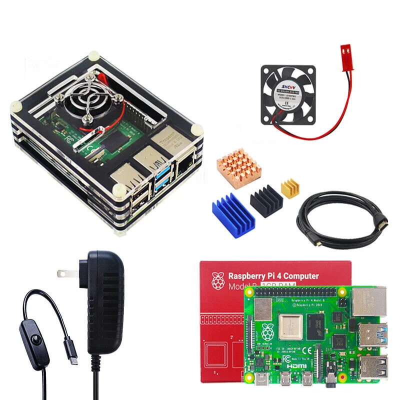 (BOCHUAN Best Price) official raspberry pi 2gb/4gb/8gb ultimate kit