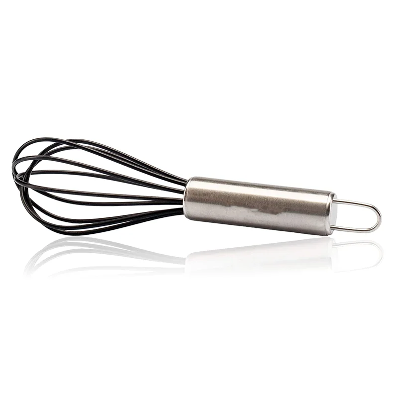 High quality stainless steel mini whisk ,6 inches manual egg beater  mini whisk for stainless steel
