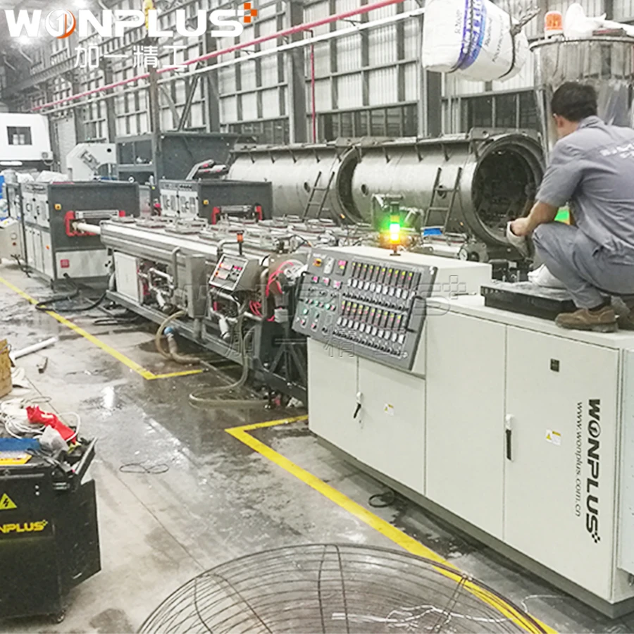 PE pipe extrusion equipment large diameter pvc pipe production machine