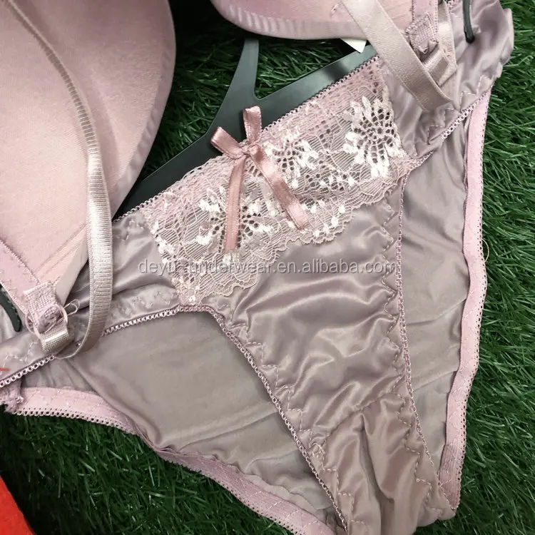 1.45 Dollar Model KCTZ056 Wholesale Good Quality New Women Bra Panty Set With Hanger