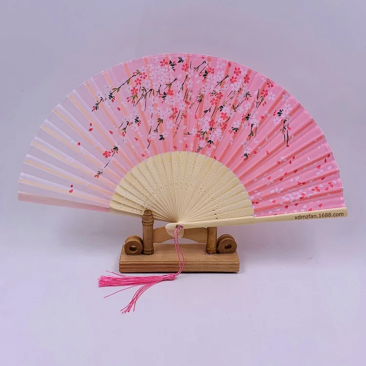 Реклама на заказ, рекламный подарок, складной веер с принтом логотипа