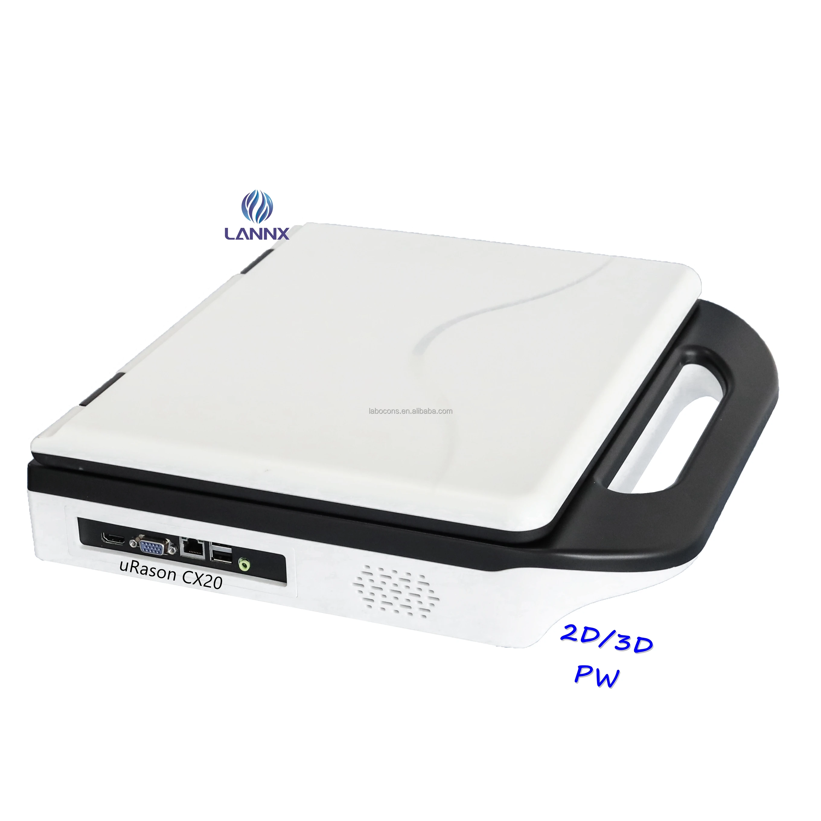 LANNX uRason CX20 Hot selling portable ultrasound 128 elements 2D/3D color doppler ultrasound for hospital ultrasonido portatil