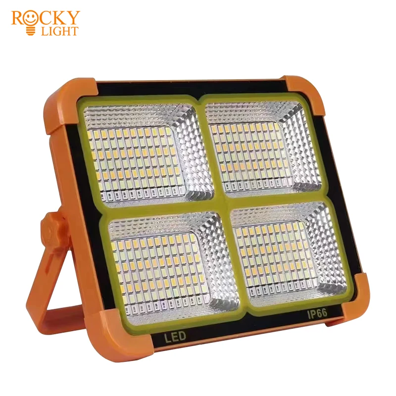 Solar emergency projector light