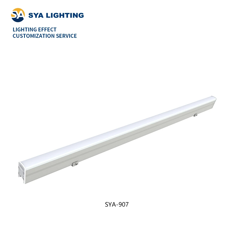 SYA-907 High Quality Modern Linear Long Strip Outdoor IP65 Aluminum Surface Dmx512 RGBW LED Linear light
