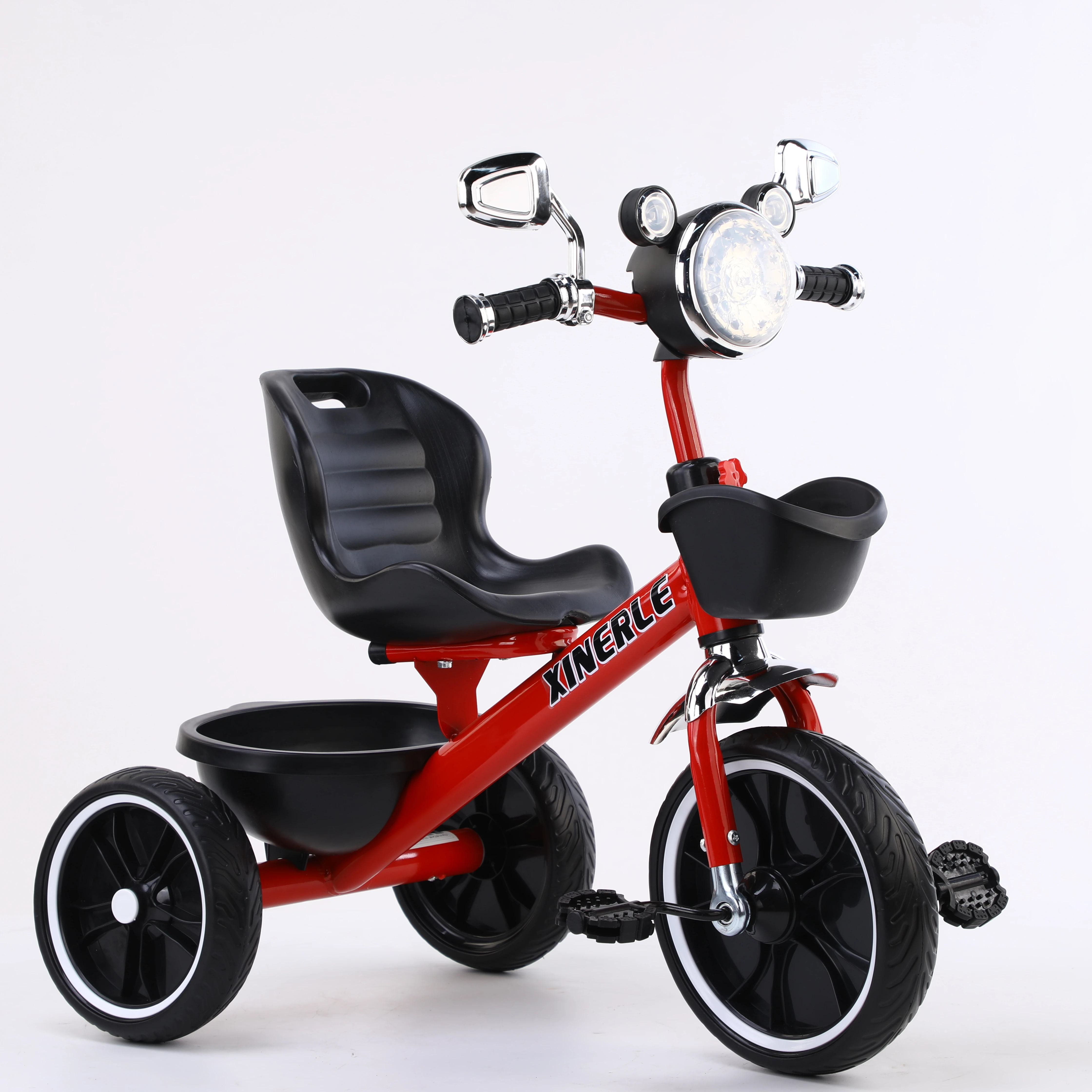 safe kids 3-wheels tricycle baby balance toddler stroller bike trike pedal baby tricycle bike