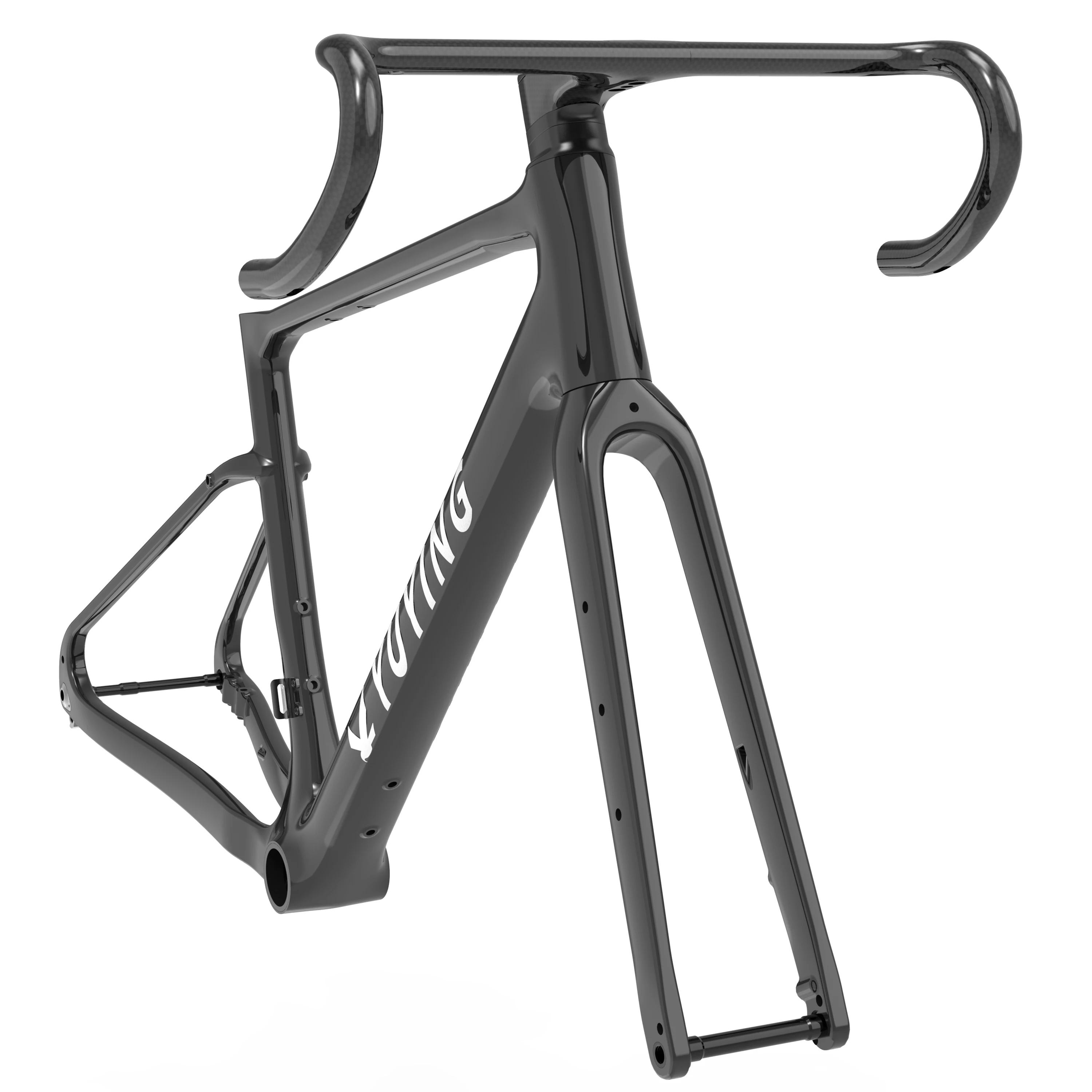 Gravel road bike frame sets wide tire 11/12 speed factory direct frame sets wheeltop electric shift 1*12 2*12