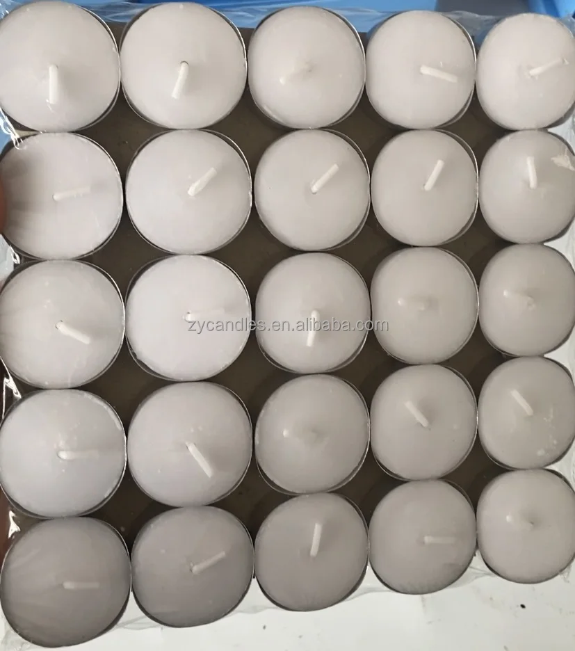 12G WHITE TEALIGHT UNSCENTED TEA LIGHT CANDLES 4.5HOURS BURNING TIME