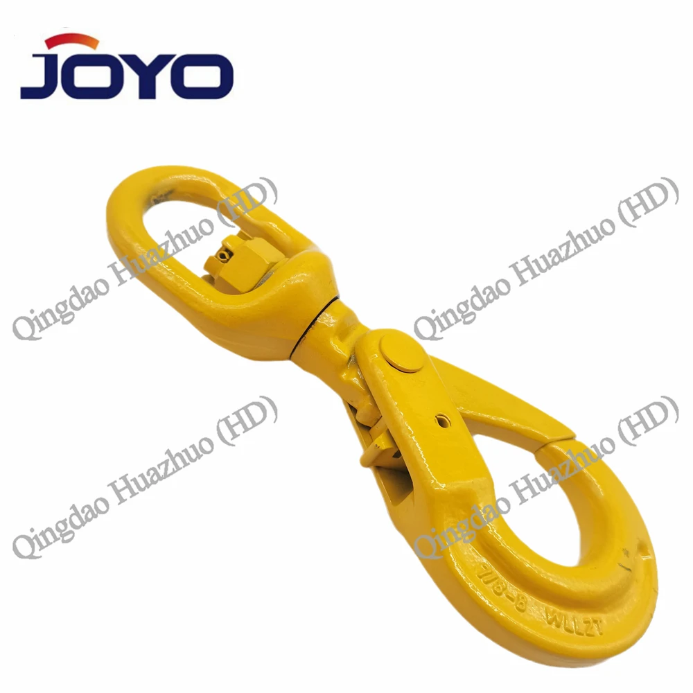 G80 G100  swivel Self locking safety  Lifting  hooks US type,CE certification,ISO9001:2015...
