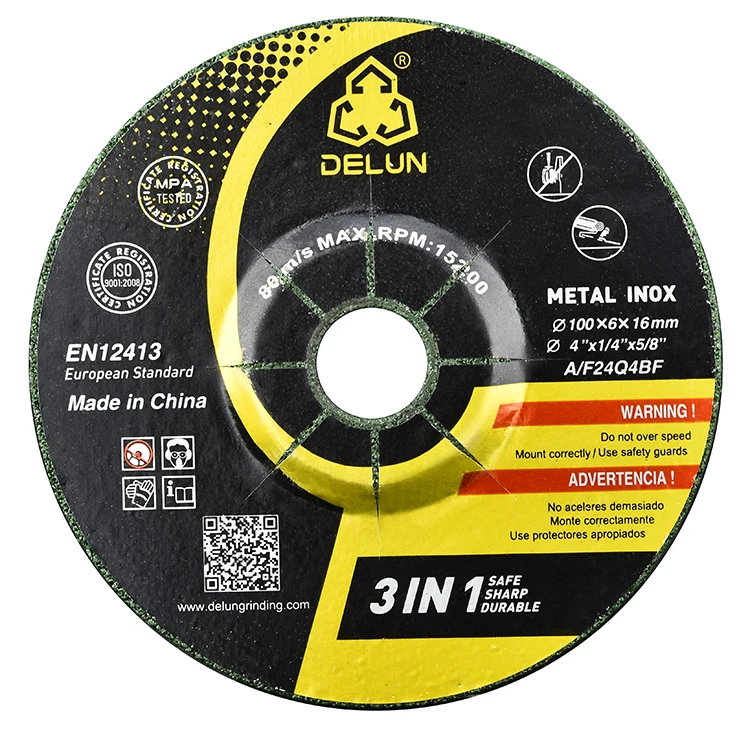 180x6x22.23mm  Aluminum grinding disc for metal cutting diamond grinding disc making machine