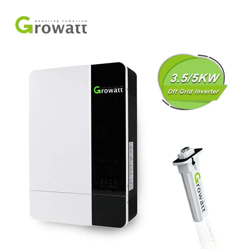 3.5kw/5KW Growatt Гибридный однофазный SPF-3500W- ES Lite с умным Wi-Fi Mppt PV контроллером 3500W 5000W