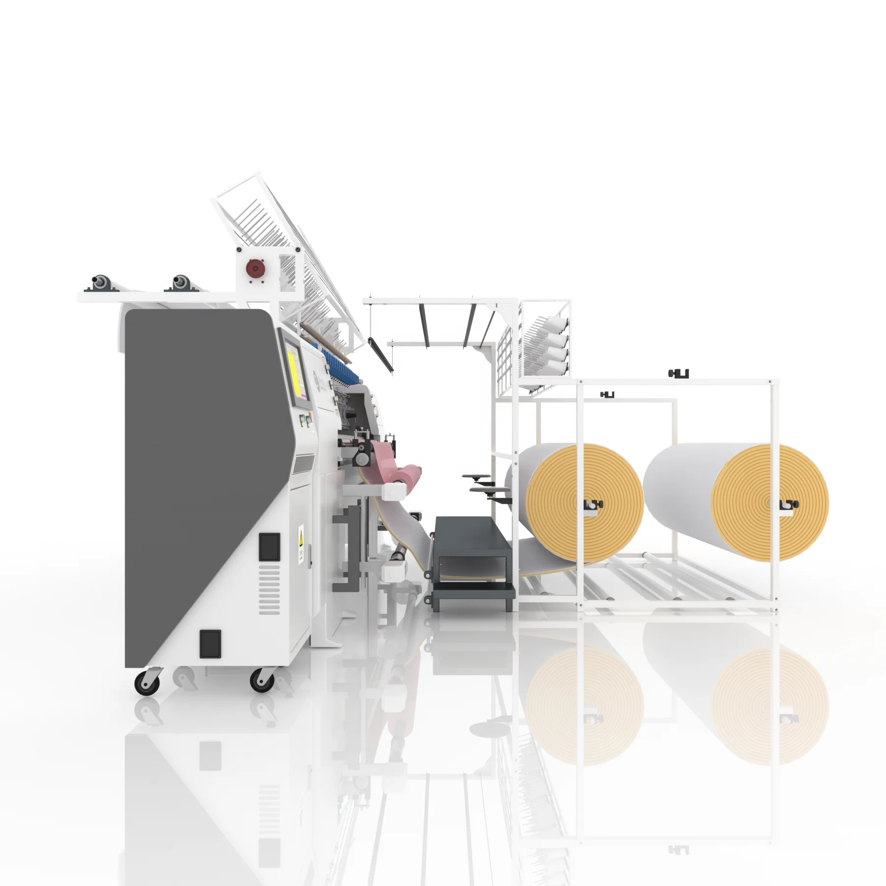 Genmxa высокоскоростная компьютеризированная стежка многоигольные стегальные машины для производства матрасов матраса машина завод