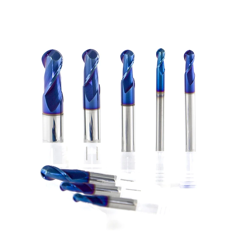 Hrc60 4 Flutes Ball Nose End Mills Tungsten Carbide Cutters End Mill Cutters