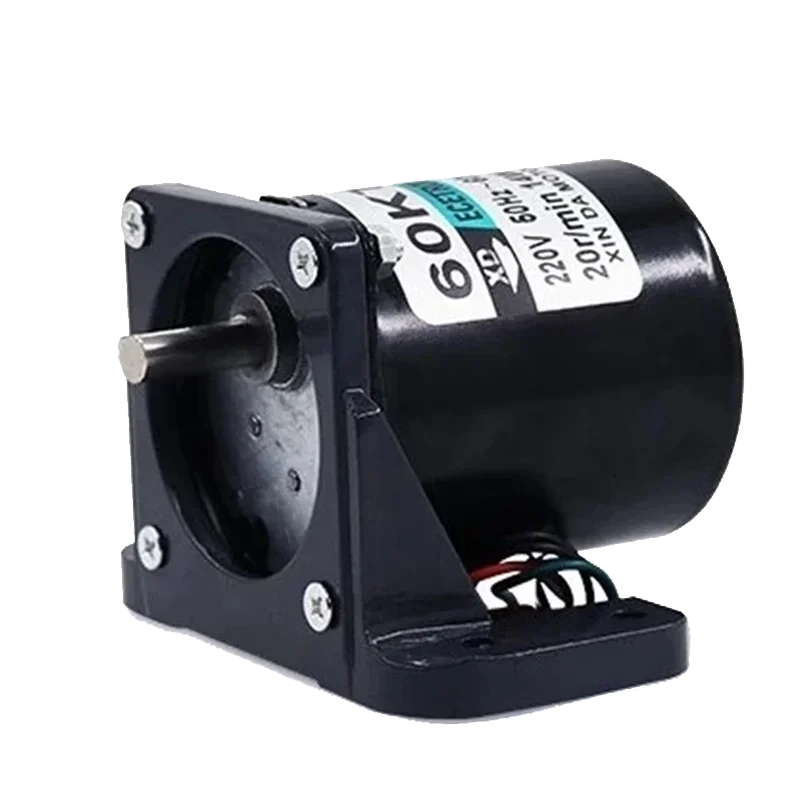 60KTYZ  AC Synchronous Motor 220V 110V 14W Centric Shaft With Bracket Permanent Magnet Motor 2.5rpm-110rpm CW CCW Gear Motors