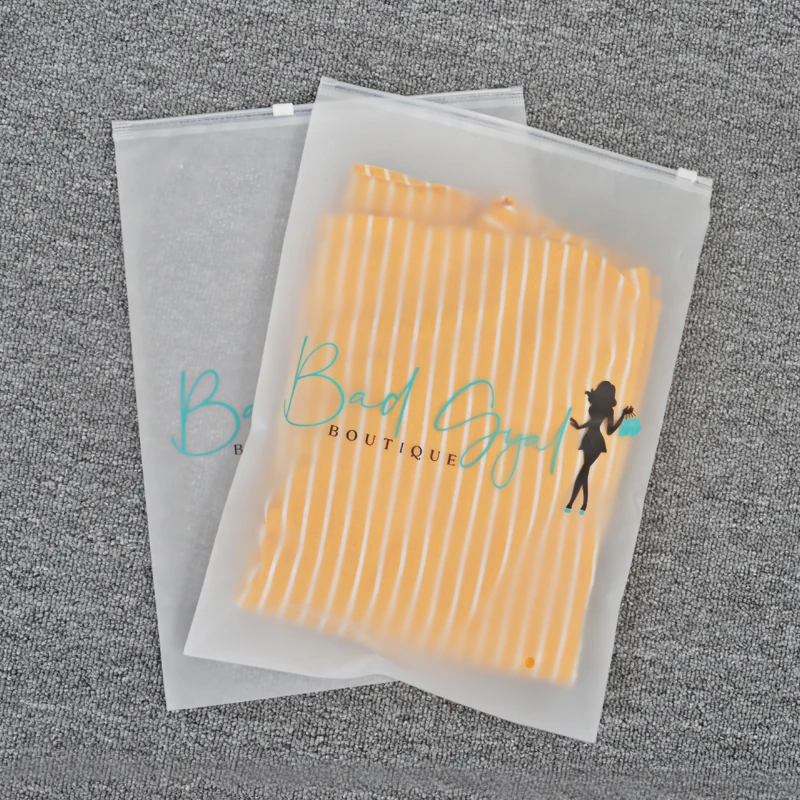 Custom Printed Zip Lock Plastic Packaging Zipper Bag Poly Bag for Socks/Apparel/Clothes /Garment/Underwear Bag with Transparent
