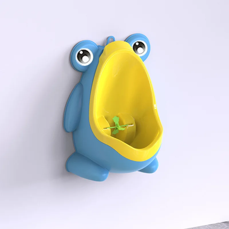 Cute Frog Baby Boy Potty Toilet Urinal Kids Travel Potty Training Frog Children Stand Vertical Pee Infant Toddler Wall-Mounted
