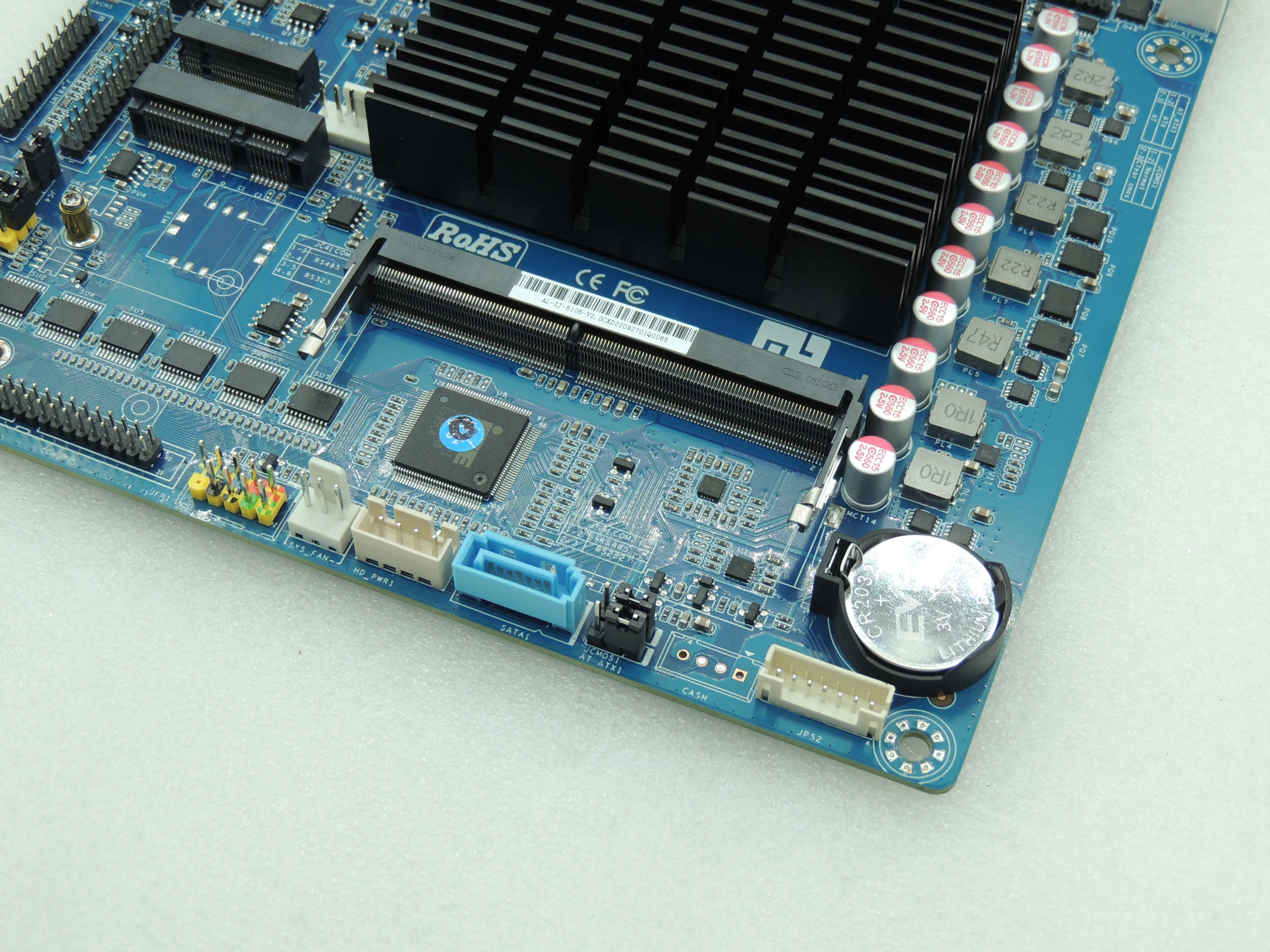 New N5105 quad-core Thin ITX motherboard with cash register mini computer all-in-one computer EDP dual output 6COM
