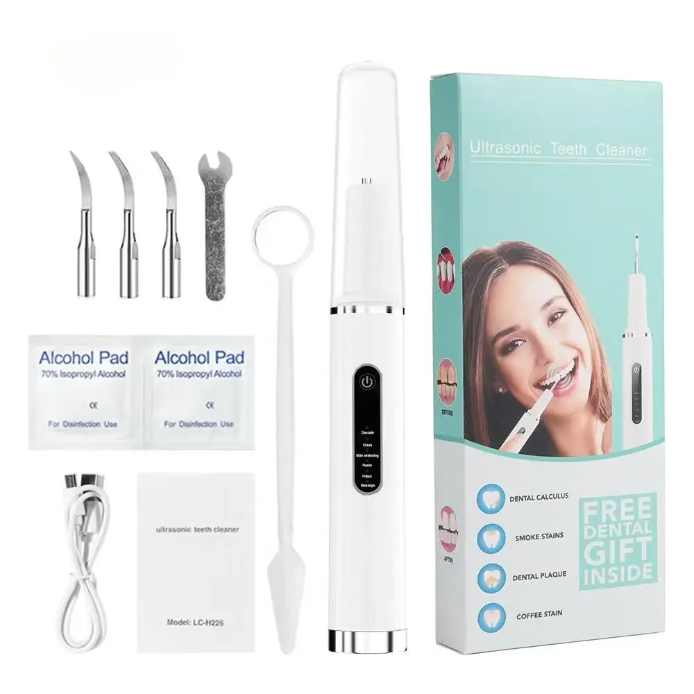 2024 оптовая продажа бытовой портативный ультразвуковой стоматологический очиститель и электрическая машина для чистки зубов стандартная версия