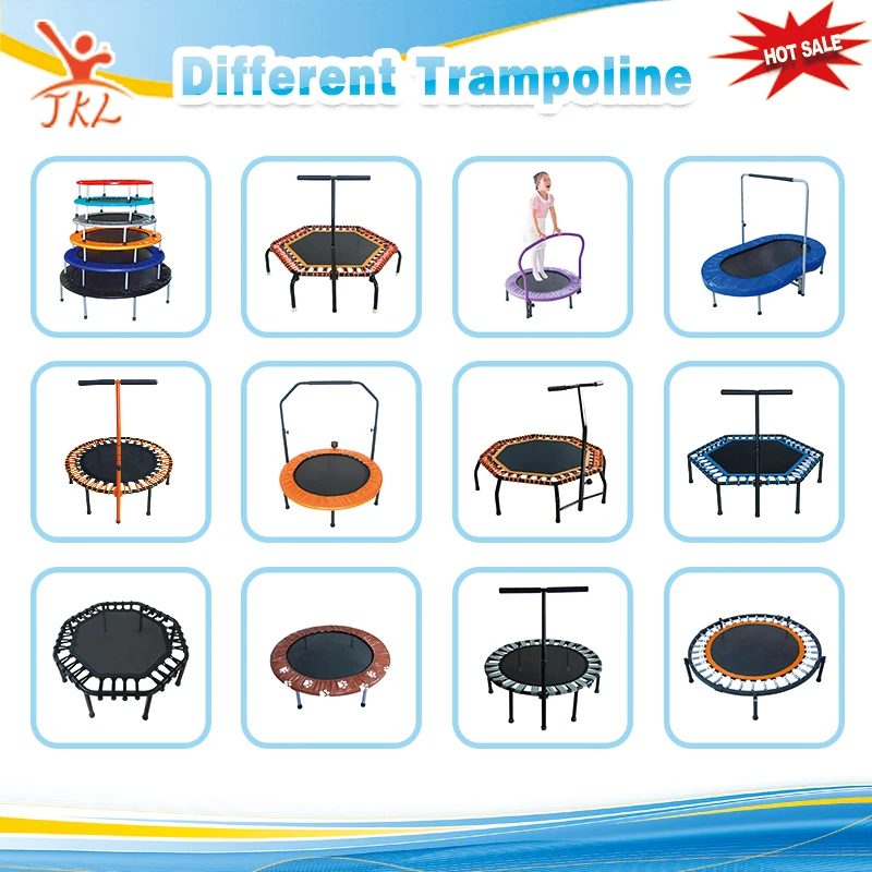 Reliable Adult Indoor Bungee Cord Jumping Rebounder Gymnastic Fitness Mini Hexagon Trampoline with factory price