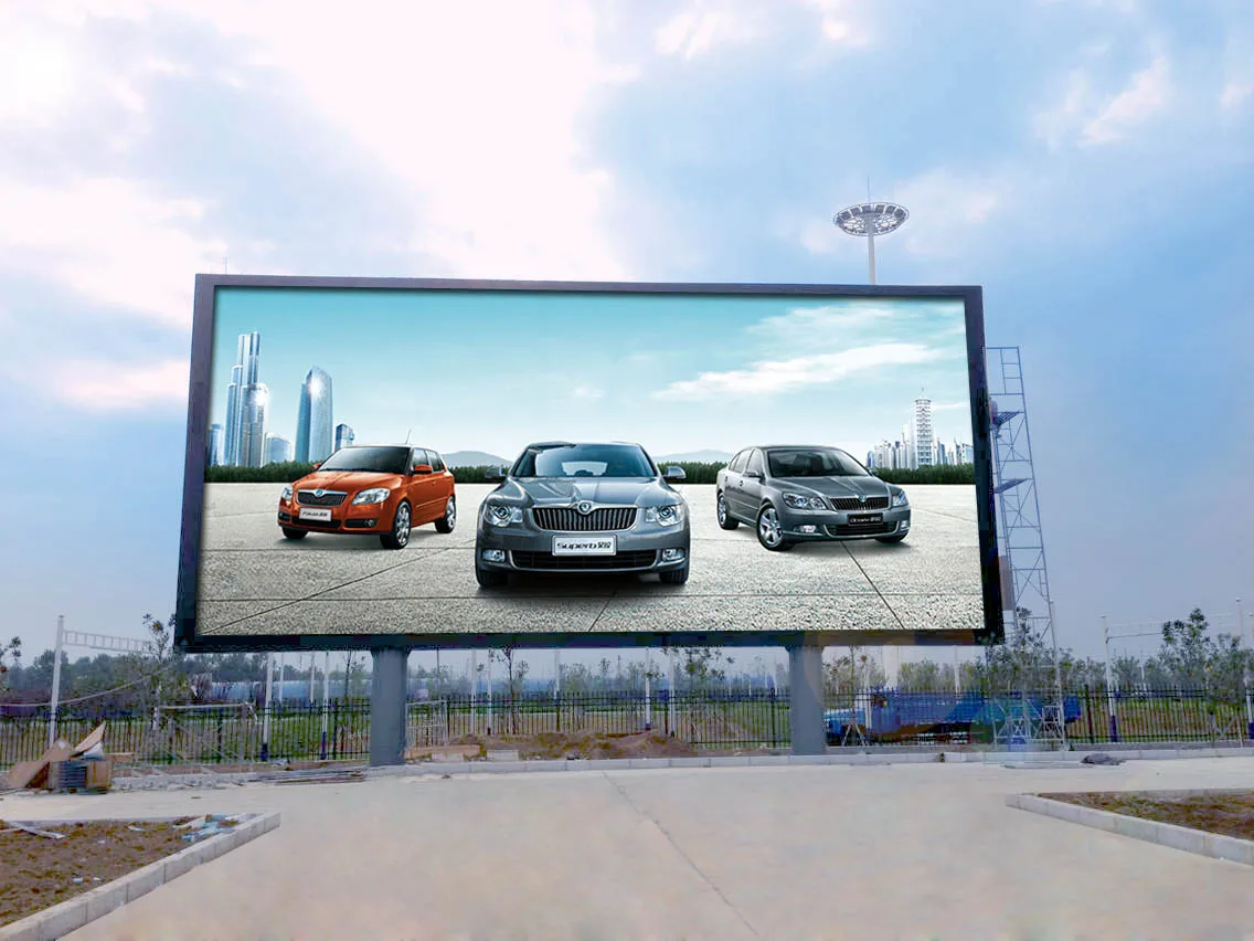 Amazing performances  3D naked eye P4 advertising outdoor indoor waterproof LED display large screen