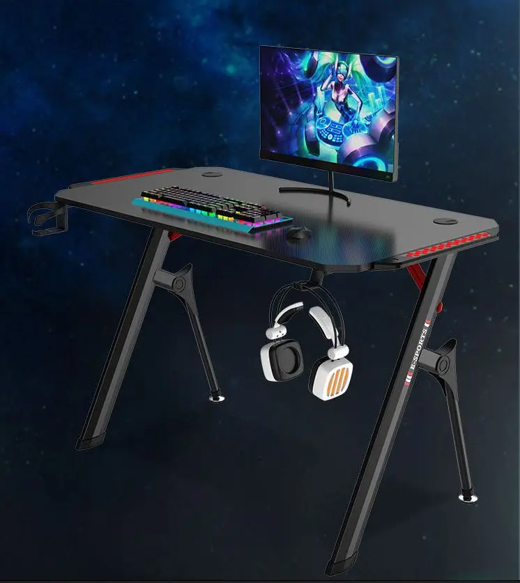 Игровой стол для офиса компьютерный ПК игровой игр со звуковой активацией