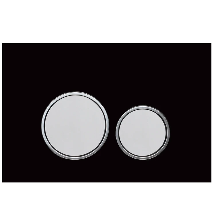 Glass dual flush plate for concealed cistern- fit for Geberitsigma concealed cistern