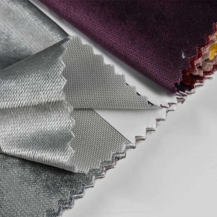 
premium soft twill light velour car seat upholstery fabric custom coated 