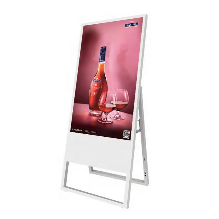 Floor Standing Outdoor Smart Touch Screen Digital Poster full color Digital Signage Lcd Advertising board for Jewelry store