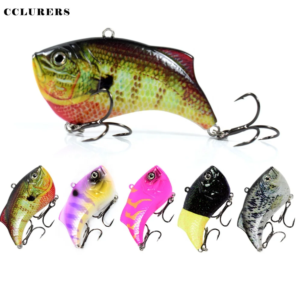6.5CM 14G Sinking Fish Vibration Lipless Crankbait Wobblers Hard Plastic Crank Baits Wobblers VIB Fishing Lures