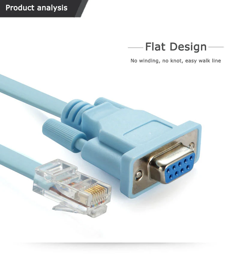Db9 to Rj45 Console Cable For Router