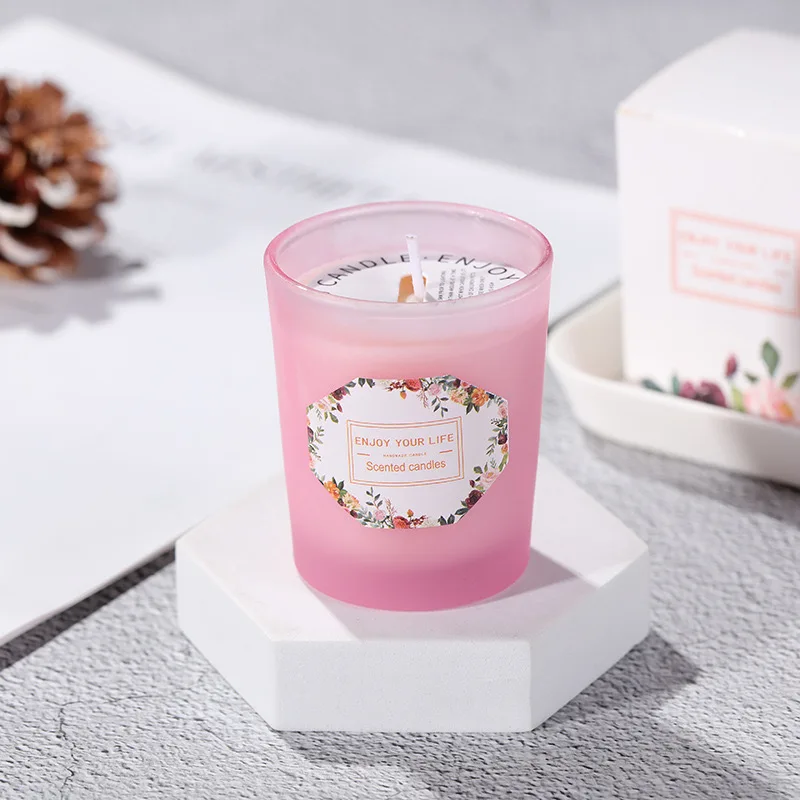 Scented Candles Wholesale Customized Fragrance Soybean Wax Candles  For Home Decoration For Birthday Party